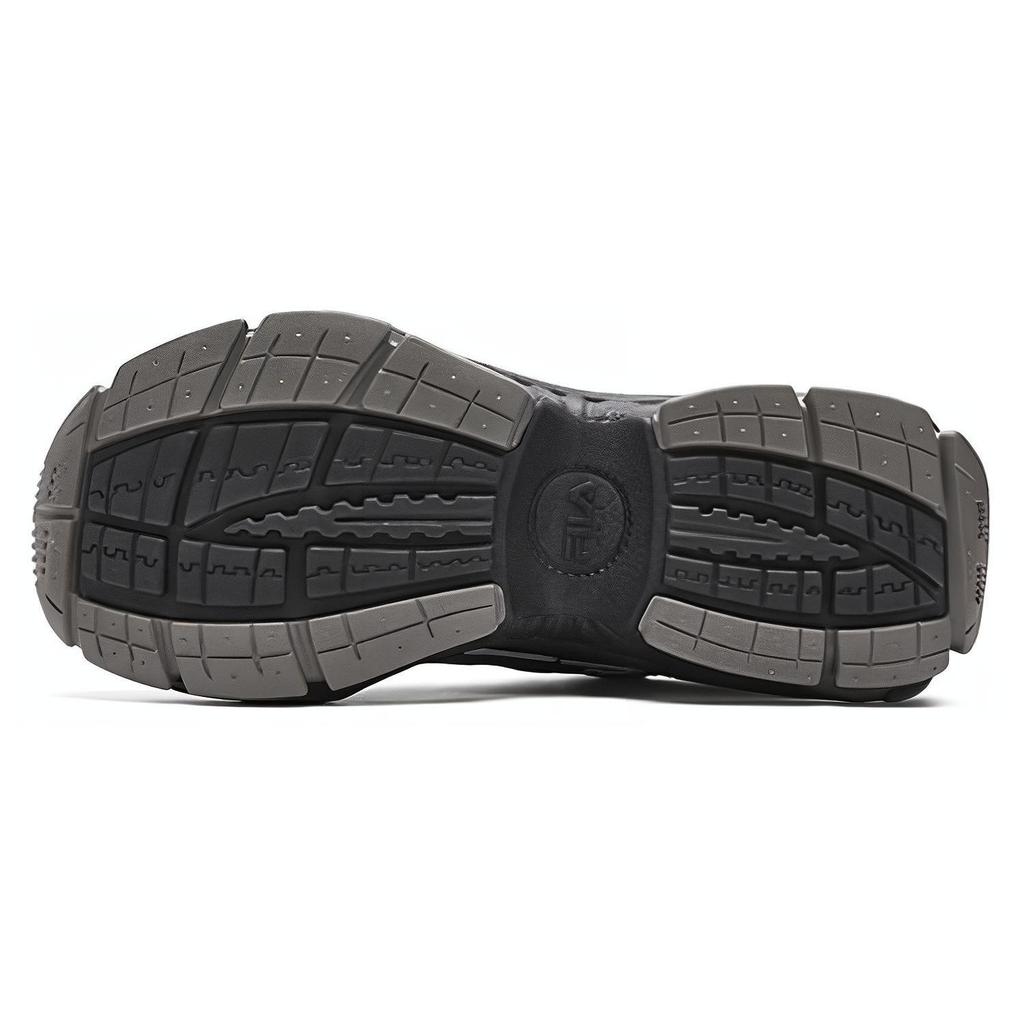 FILA CICLONE Textile, Synthetic Leather, Top Grain Cow Leather Cushioning Lightweight Height Increasing Low top F12M411103FBC
