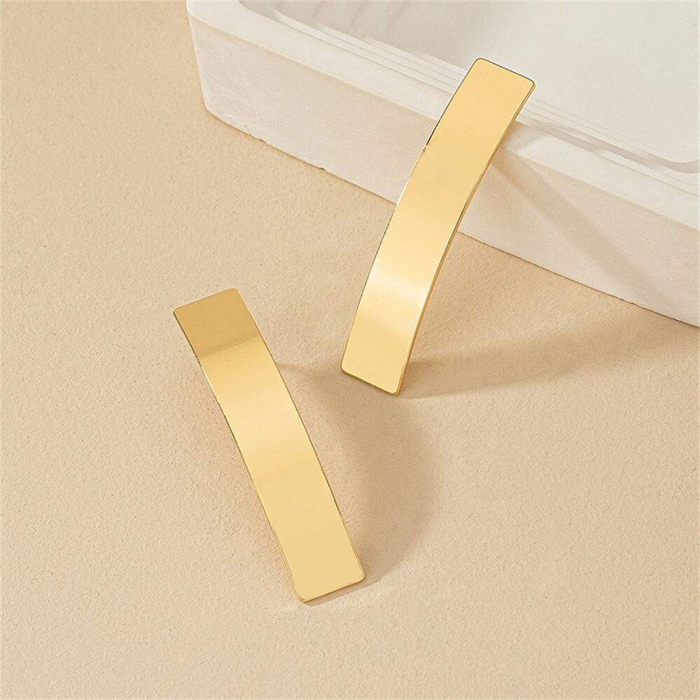 Fashion Metal Texture Shiny Retro Earrings For Women