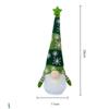 Green Red Grey Faceless Forest Doll Cartoon Candy Storage Bottle Gnome Doll Ornament  Gift Bag