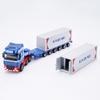 1/50 литой под давлением городской контейнерный транспорт, модель автомобиля из сплава металла, инженерный транспорт, грузовик, полуприцеп, модель автомобиля, детская игрушка