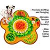 Flower-Shaped Pet Dog Sniffing Mat Puzzle Hidden Food Mat Decompression Sniffing Slow Food Training Carpet Leakage Food Toy