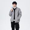 New Balance Пуховики Мужские Серый Стойка Умеренный Другое AMJ14330-RCD
