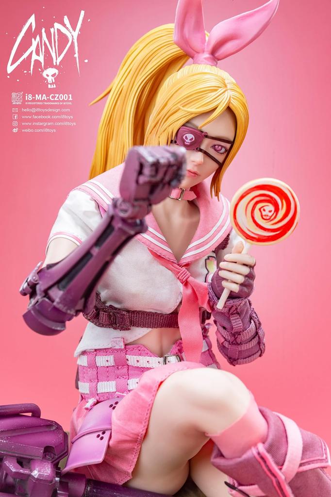 Tbmodel I8Toys 1/6 Экшн-фигурка «Mentality Candy» Стандартная версия. (MA-CZ001 / Подвижные глаза и металлический скелет)