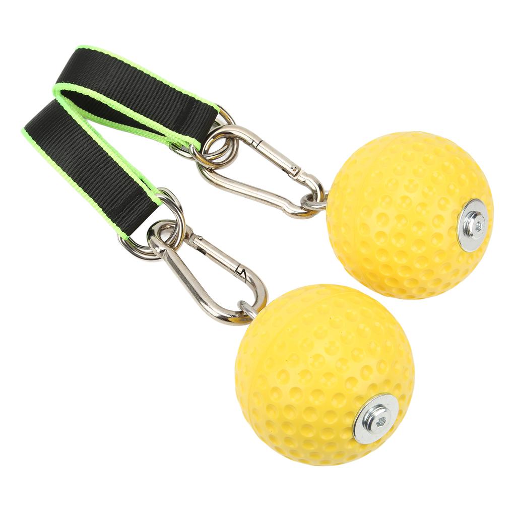 Climbing Pull Up Hand Grips Ball Set with Webbing Buckle Fitness Non Slip Arm Strength Training