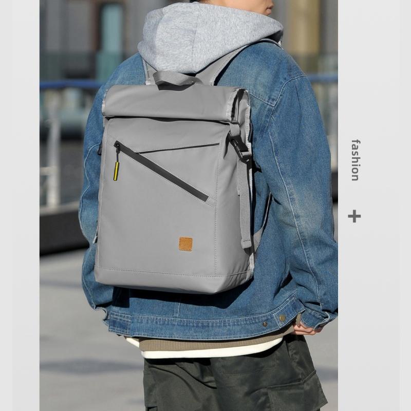 WEIXIER Весна Новая Мода Мужские Деловые Рюкзаки PU Водонепроницаемый Износостойкий Большой Вместимости Рюкзак Верхний Расширяемый Дорожная Сумка для Компьютера для Мужчин