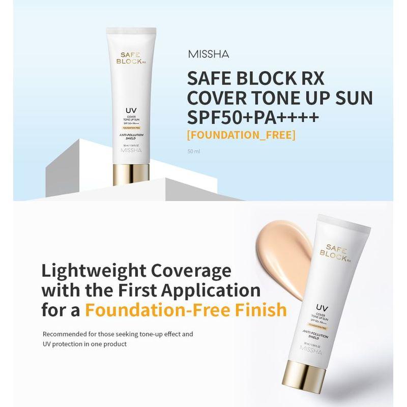 MISSHA Safe Block RX Cover Tone Up Sun