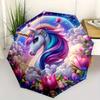 Magic Unicorn Automatic Folding Umbrella Compact Lightweight For Outdoor Adventures T144