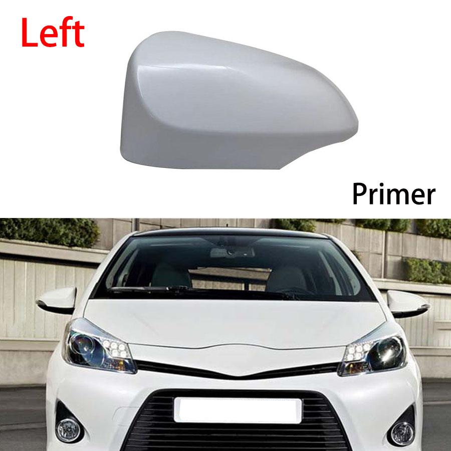 Неокрашенная крышка левого бокового зеркала заднего вида для Toyota Yaris 2011-2019