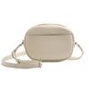 Blancle Pochette Shoulder Bag ROUND SH [blancle] S.LEATHER Women's (Beige)