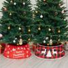 Santa Claus Christmas Tree Skirts Snowflakes Xmas Tree Collar Christmas Tree Bottom Cover  Office