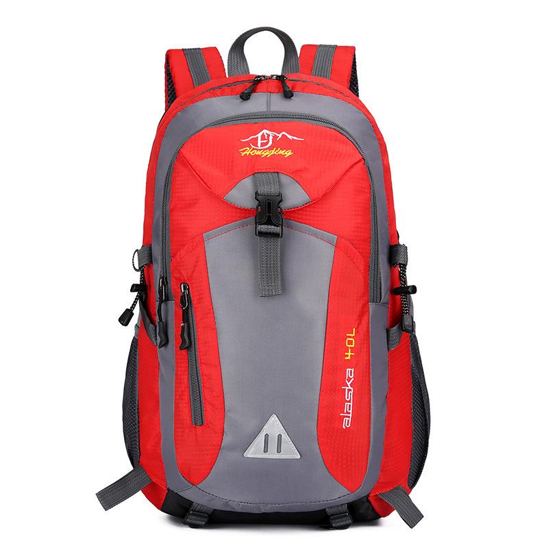Men's Women's Large Leisure Sports Bag Travel Backpacks Capacity 40L Nylon Waterproof Backpack Outdoor Mountaineering Hiking Bag