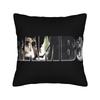 John Rambo Movie Classic Red Text Logo Pillowcases Novelty Pillow Case For Living Room Sofa Comfy Pillow Cover