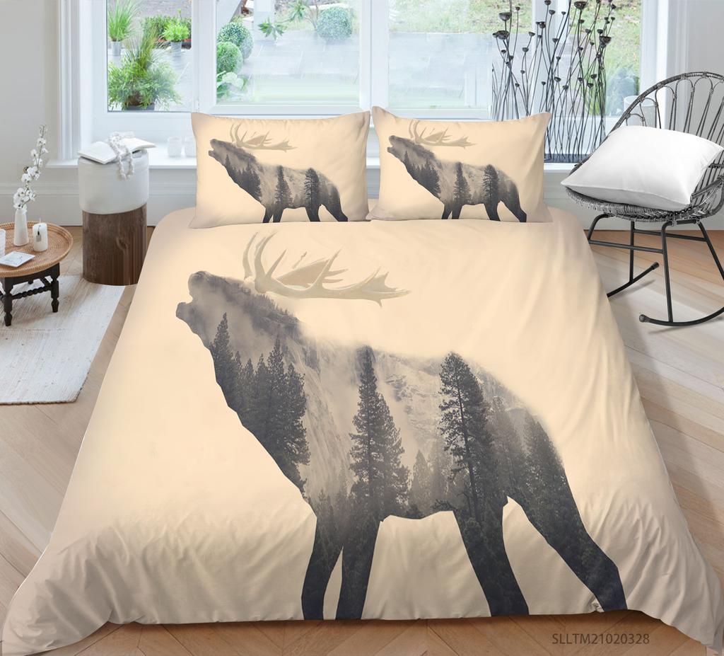 3D Animal Pattern Bedding Products Animal Series Bedding Products Quilt and Pillow Cases Bedding Set AU/EU/US Full Size Home Decoration