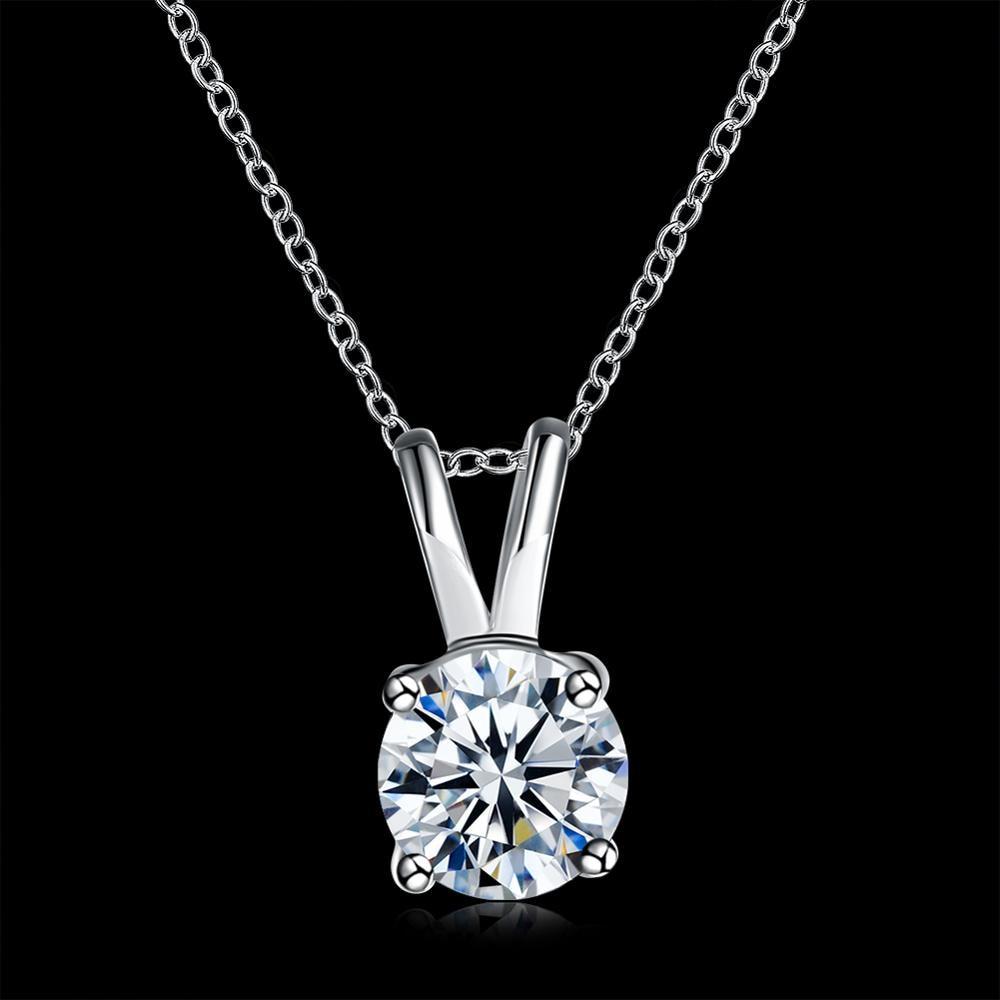 2Ct Lab Diamond Пасьянс Подвеска Ожерелье Стерлингового Серебра S925 Цветное Колье Заявление Ожерелье Женские Ювелирные Изделия со Звенчатой Цепочкой