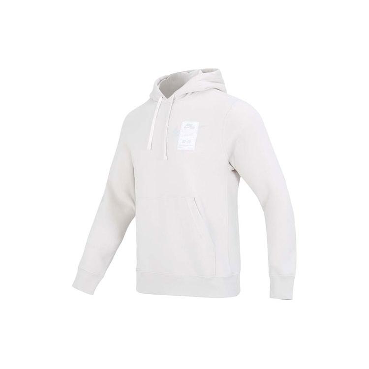 Nike Толстовки Мужские Белые С Капюшоном Средней Посадки Обычные DX1084-030