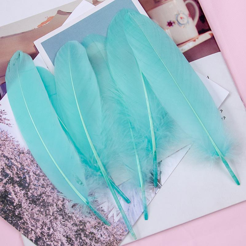 50Pcs15-20Cm Natural Goose Feather Multicolor Handicraft Dream Catcher Swan Feather Family Party Jewelry Decoration