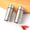New Stainless Steel Mini Pepper Bottle Kitchen Creative Multifunctional Seasoning Jar Outdoor Barbecue Tool Powder Sprinkler