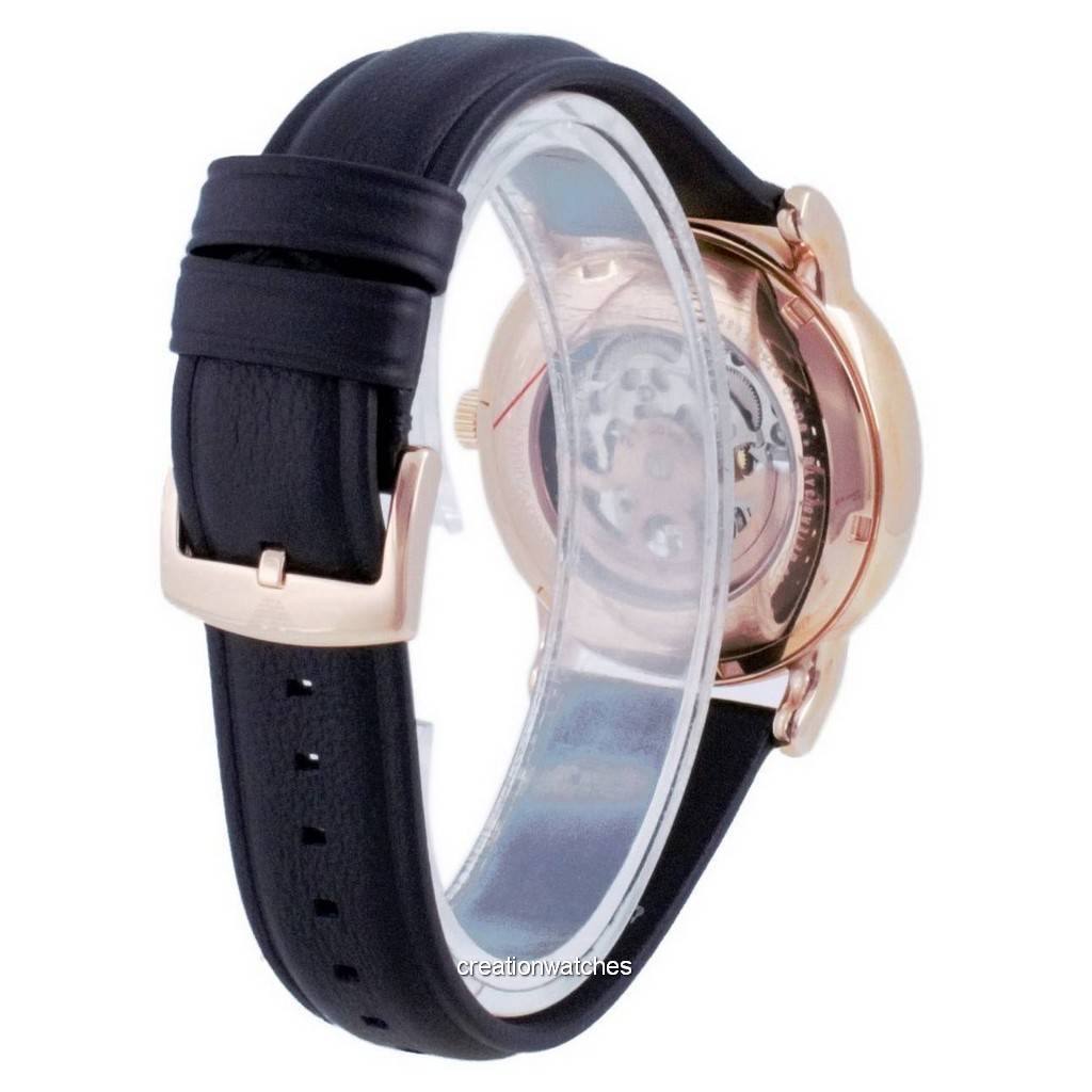 Emporio Armani Luigi Semi Skeleton Автоматические мужские часы AR60031