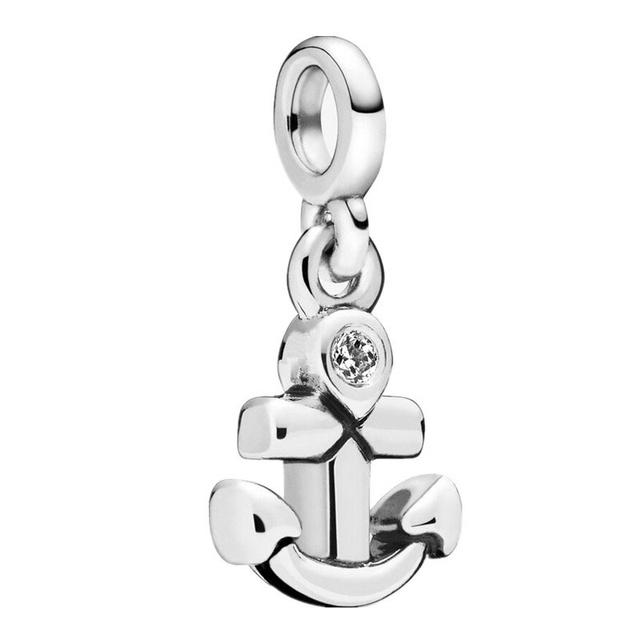 925 Silver Me Series Starfish Moon Pineapple Small Charms Pendant Beads Fit Original Fashion Me Bracelet Women Jewelry DIY