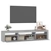 TV Cabinet with LED Lights Grey Sonoma 195 x 35 x 40 cm