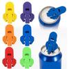 6pcs Sodas Can Opener Manual Reusable Opener For CokeBeer Soda Drink Aluminum Beverage Can Top Ring Opener Tools