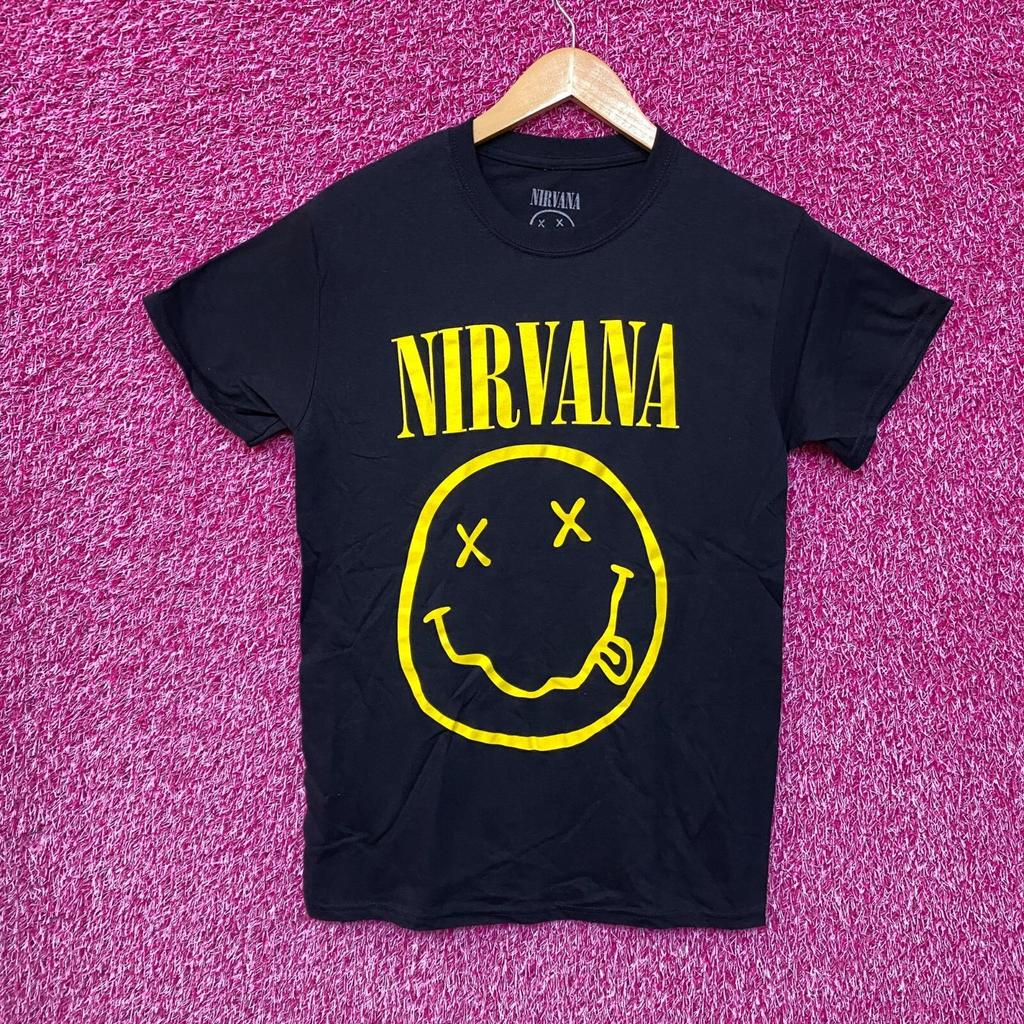 Nirvana Nevermind Смайлик Промо Гранж Рок Футболка S