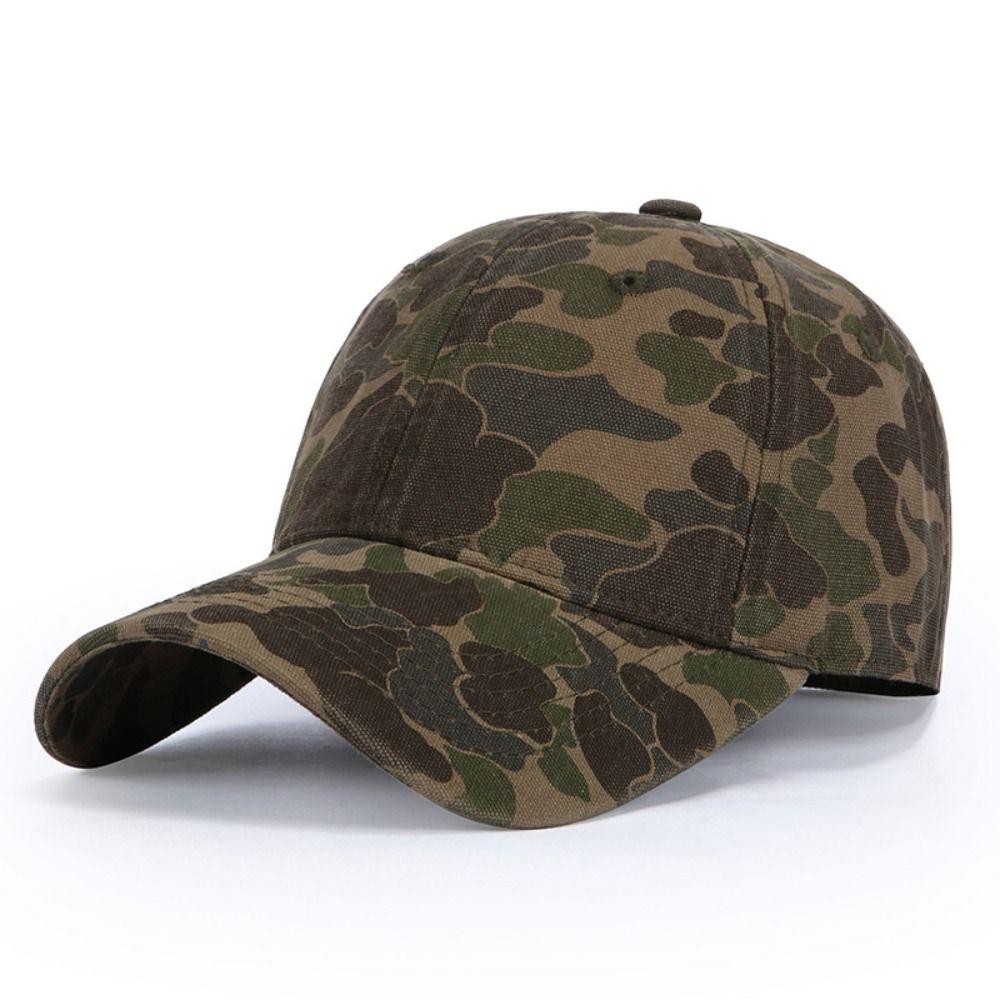 Breathable Camouflage Baseball Cap Curved Brim Outdoor Sports Sun Hat For Man Women Unisex