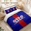 Universidad de Chile Bedding Set, 1 Duvet Cover & 2 Pillowcases Soft Comfortable Bedroom Home Textile Decor