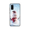 Черный ТПУ чехол для Samsung galaxy S20 /S20 PLUS/S20 ultra/S20+ /S20FE задняя крышка Милый Рождество