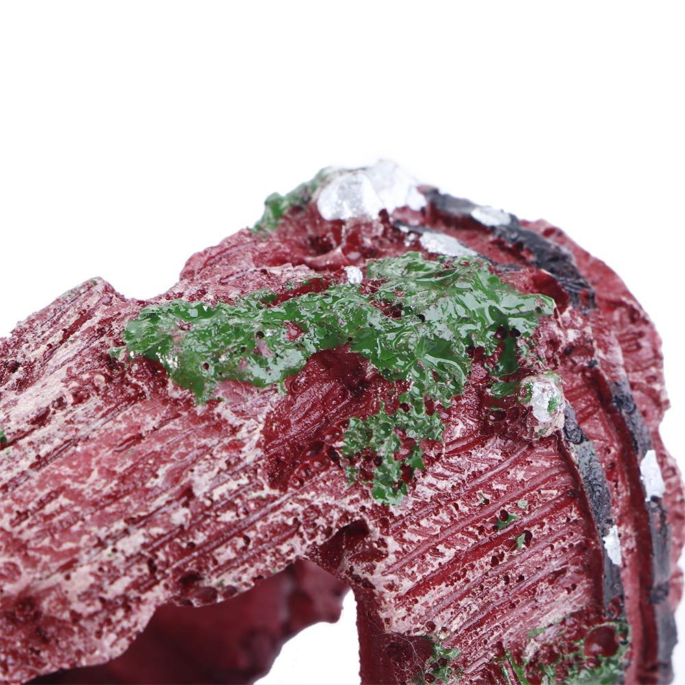 Фон Рыбное убежище Изделия ручной работы Сломанная бочка Украшения для аквариума Украшение для аквариума