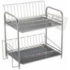 Resin Dish Drainer, 2-Tier, Simple Wear HW-7301