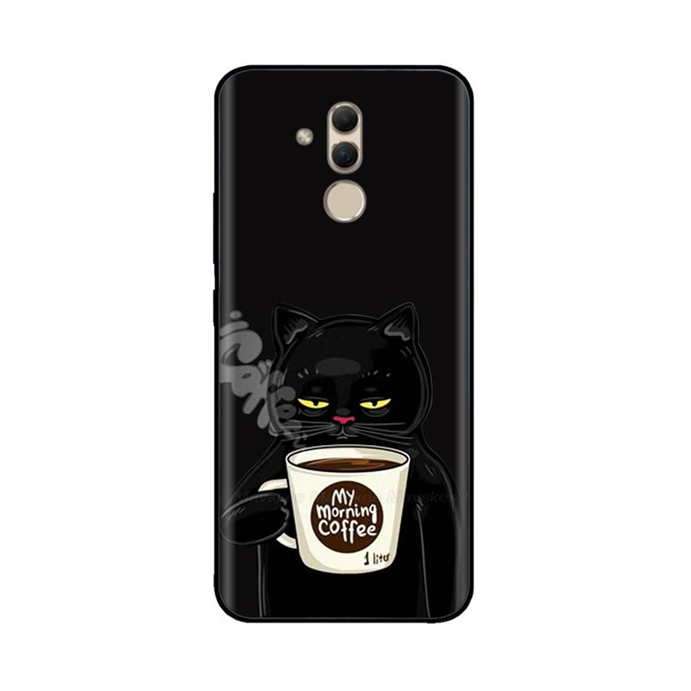 Чехол для телефона Huawei Mate 20 Lite Милый чехол-защита камеры для Huawei Mate 20 Mate20 Pro Чехлы Чехол Жидкий силикон Fundas