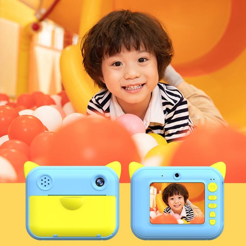 Детская камера мгновенной печати Polaroid Toys Детская цифровая термопечатающая камера