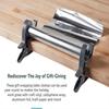 2pcs Wrapping Paper Clamps Wrapping Paper Holder Clips and Tape Dispensers(Grey)