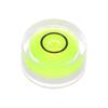 Round Bubble Level, 12x6mm, Mini Circular Bullseye Level for Camera Tripods, Telescopes, Workshops, Turntables, and Picture Frames, Green