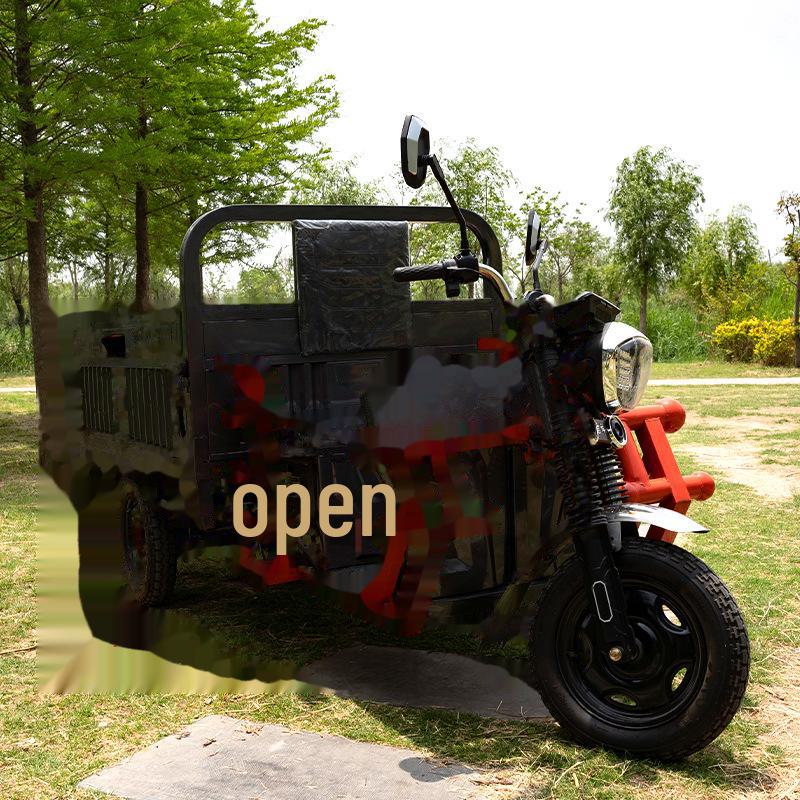 Электрический трехколесный велосипед длиной 1,6 м для грузовых перевозок и сельскохозяйственного использования