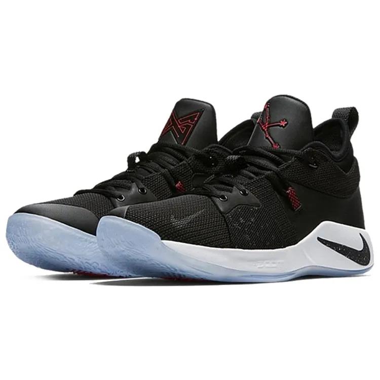 Nike PG 2 EP 'Телец' (унисекс) Черные / Черно-белые-Солнечно-красные Баскетбольные кроссовки AO2984 003