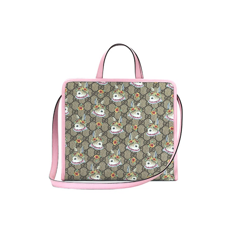 GUCCI Yuko Higuchi Collaboration Canvas With Leather 630542-22FBN-8298( )