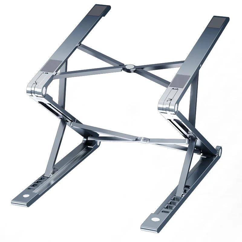 Oatsbasf Aluminum Laptop Stand Foldable Computer Stand Angle Adjustable Cooling Stand Pad Tablet Holder Bracket for Macbook