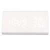 LED Digital Alarm Clock Multipurpose Wooden Clock with Voice Control Humidity Temperature Week Time