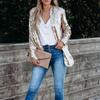 Womens Sequin Blazer Suit Glitter Open Front Thin Jacket Ladies Party Outwear
