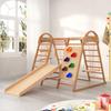 7-In-1 Multifunctional Climbing Frame, Solid Wood, Plywood And Beech Wood. Swing, Climbing Ladder, Climbing Plate Slide, A Net for Climbing, Climbing