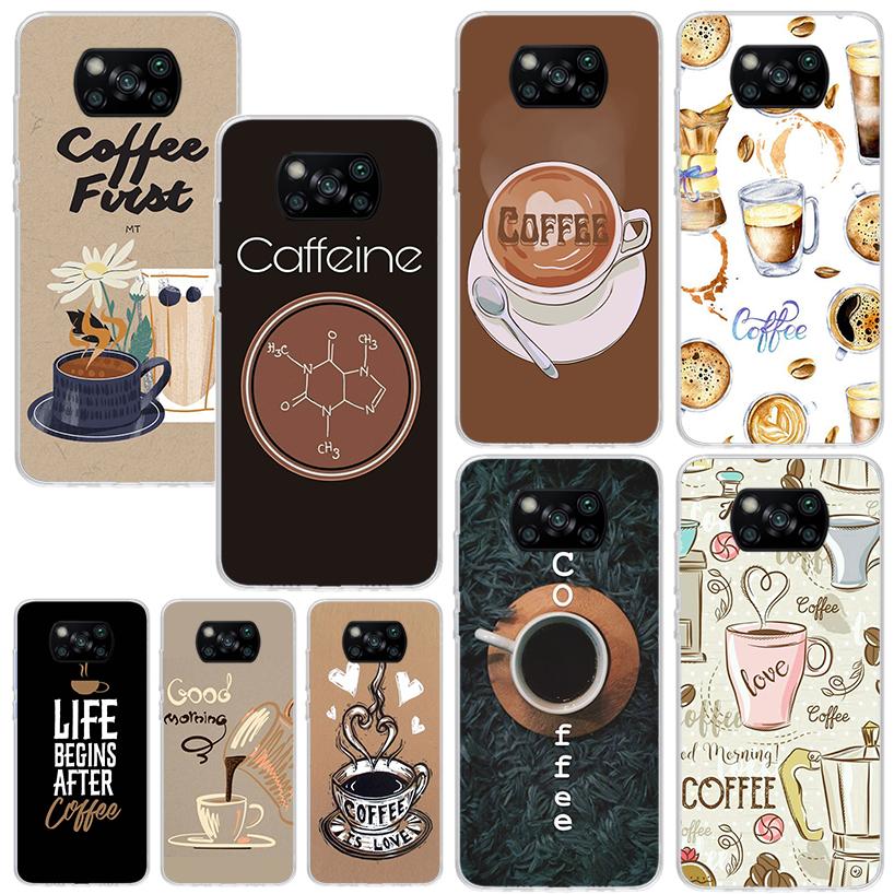 Coffee Wine Cup Phone Case For Xiaomi Poco X7 X6 X5 M7 M8 Pro F7 Ultra Redmi 15C 15 13C 13 12C 12 10 10C 10A Art Fundas Poco X7