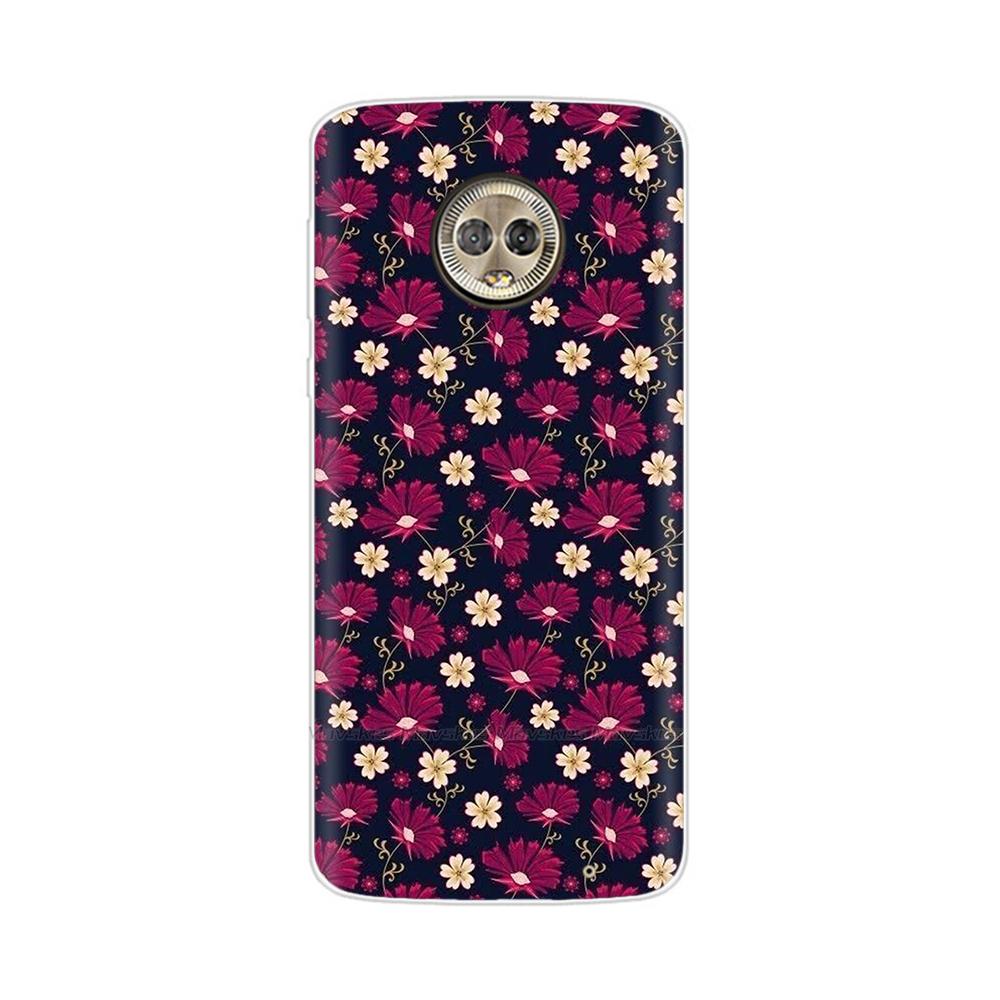 Чехол для Moto G6 Play, ТПУ, Мягкая краска, Животное, Силиконовый, Прозрачная крышка для Motorola Moto G6 Play Plus G6Play, Защитный корпус