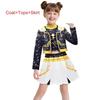 Girls K-pop Rumi Zoey Cosplay Huntrix Costume 3D Print Demon Hunters Rumi Mira Stage Costumes Kids Halloween Party Clolthes