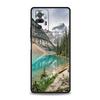 Чехол для телефона Лес Пляж Восход Горы Природа Для Xiaomi Redmi Note 14 13 5G 10 11 12 Pro Plus 4G 14C 13C 12C 10C Черный
