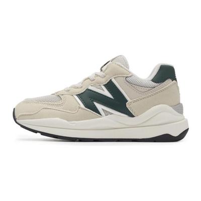 Детские беговые кроссовки NB 5740 Бежево-зеленые Детские PV5740EA