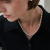 Зеленый [925 проба серебра] Un.silver.207 / с цепочкой ver.06 (8мм)