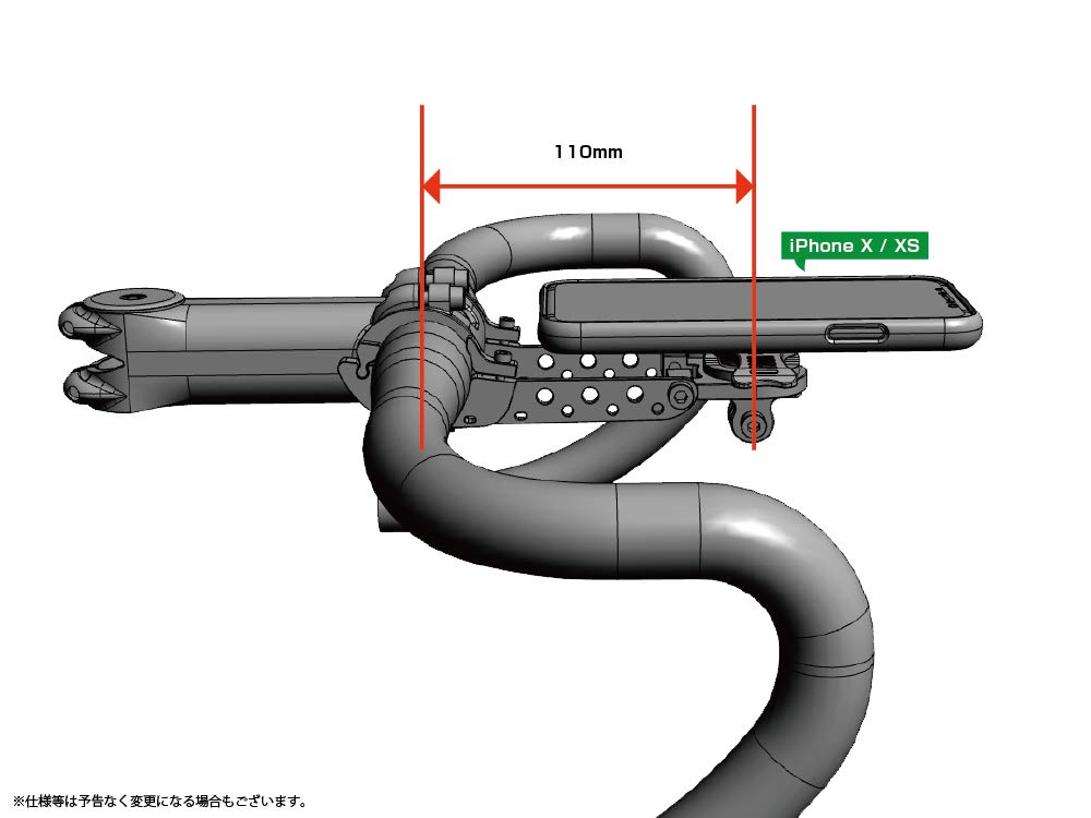 REC Mount Plus Узкое крепление Универсальный адаптер-крепление Универсальный [R+Narrow1] (для 31,8 мм) + [R+3M] [R+Цикл1-3М] (Узкий + Адаптер)