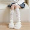 Cotton Calf Sleeves Bow Knitted Boot Stockings Fashion Leg Cover